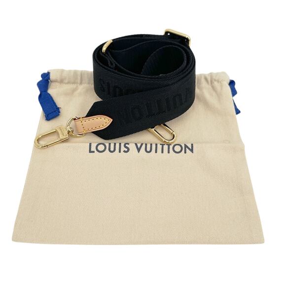 LOUIS VUITTON Bandoulière Strap Black - Picture 2 of 10